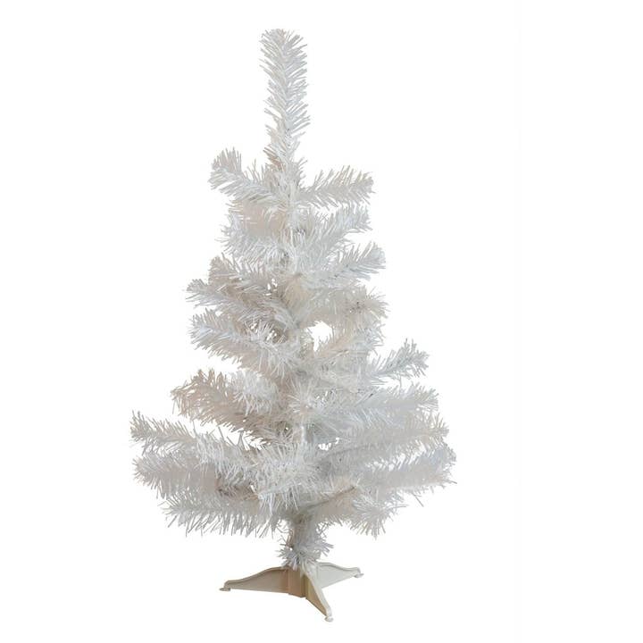 Harbour Housewares Artificial Christmas Tree - White - 2ft for wholesale by Rinkit Ltd