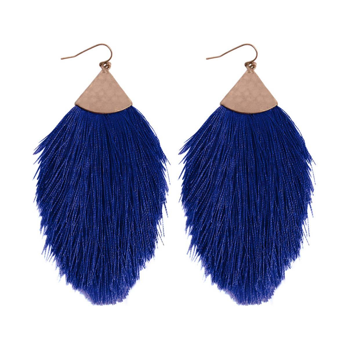 MYS Wholesale Inc - Wholesale Tassel Earrings - Tassel With Hammer Metal Hook Drop Earrings17
