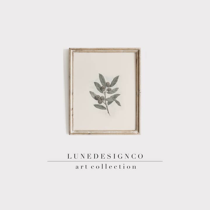 Vintage Branch Print for wholesale by Lunedesignco