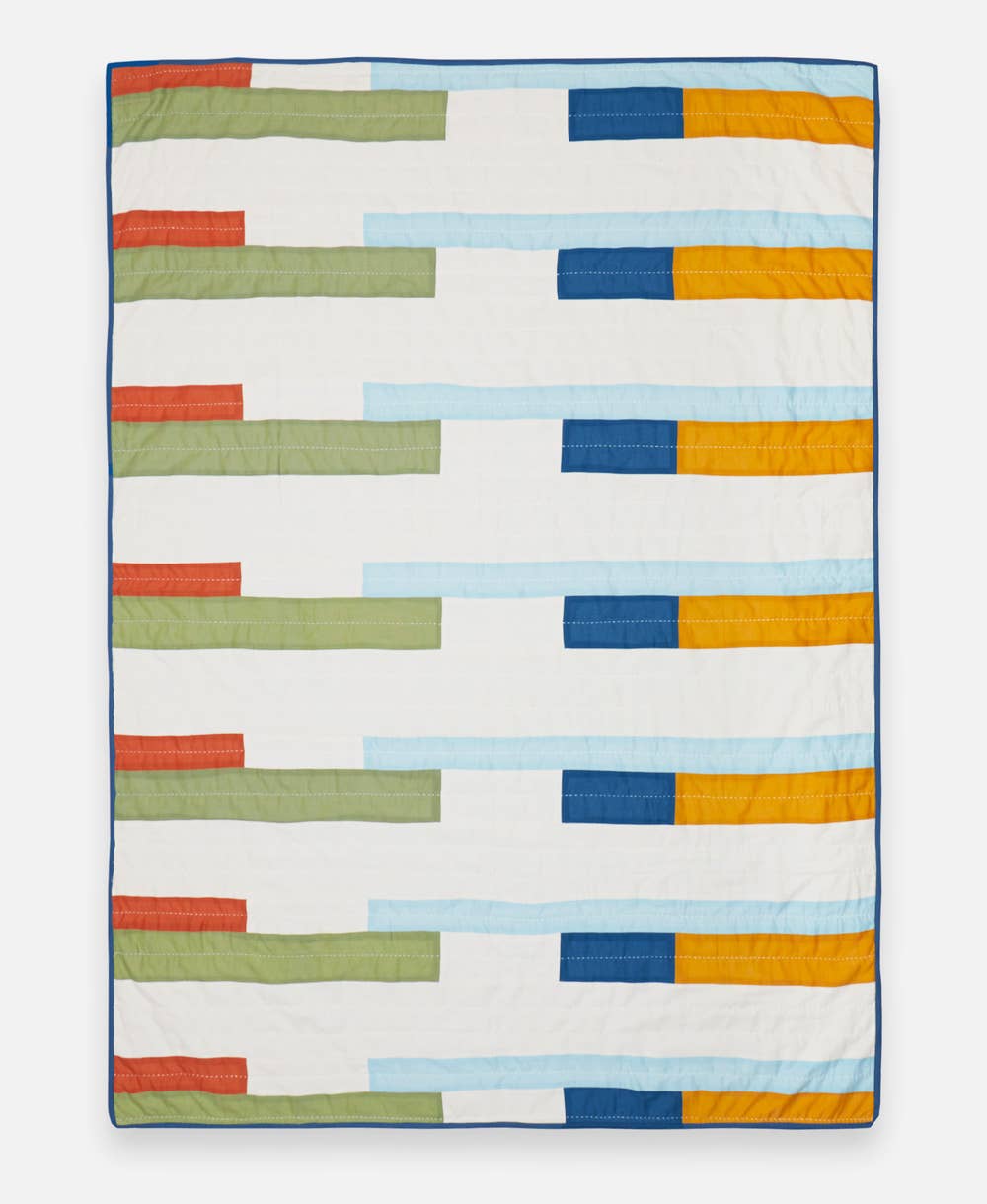 Anchal - Wholesale Throw Blanket - Stamp Quilt Throw6