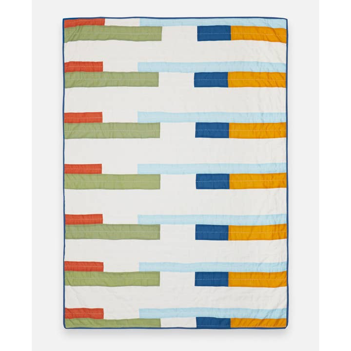 Anchal - Wholesale Throw Blanket - Stamp Quilt Throw6