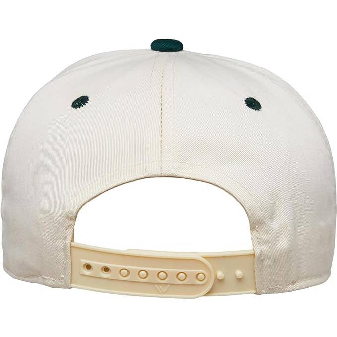 Funky Junque - Wholesale Trucker Hat - Women's - Two Tone Cap - Slow Morning Club - Forest/Beige