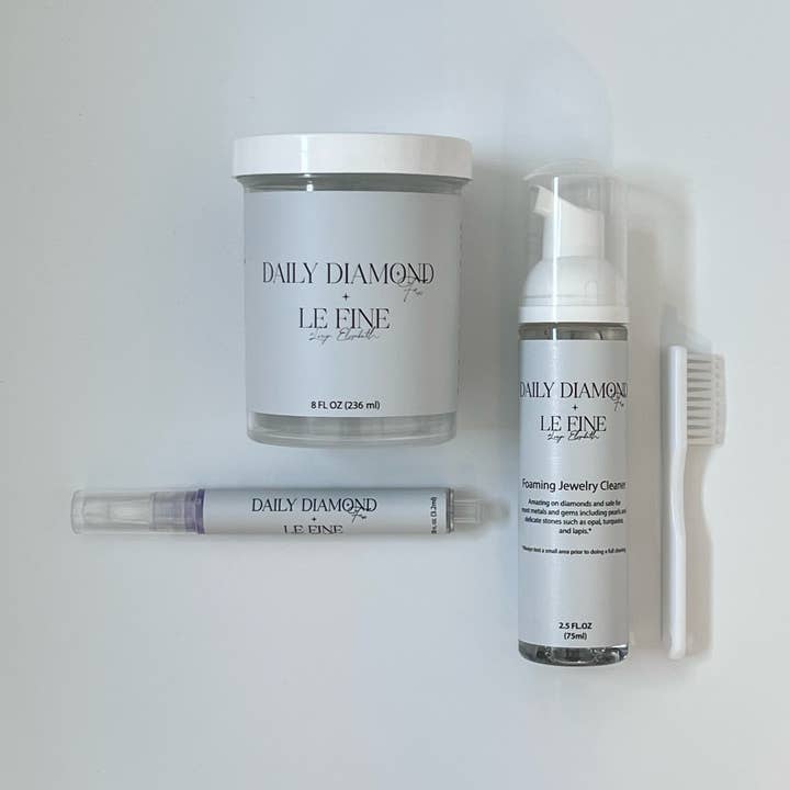 Daily Diamond Fix schuim voor sieradenreiniger voor wholesale door LE Fine Jewelry