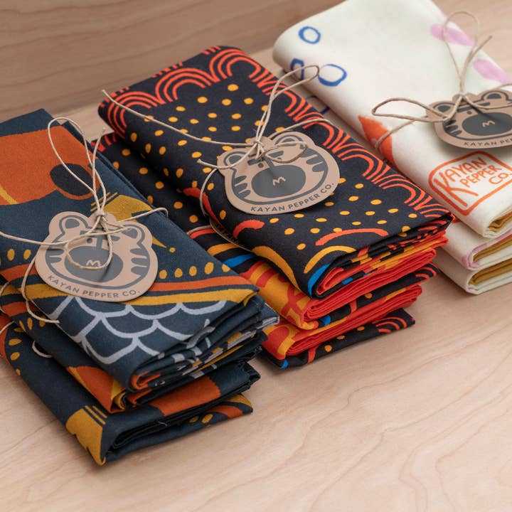 Kayan Pepper Co. – Engroshandel Bandana - Dame – Babyblæksprutte Bandana5