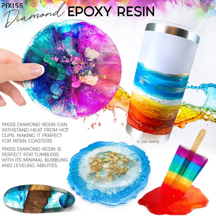 Pixiss - Wholesale Craft Supplies - PIXISS Diamond Resin - 1 Gallon Kit