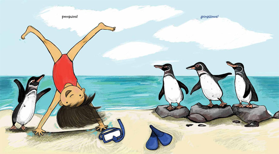 Lee & Low Books Inc - Venta al por mayor Early Reader Book (6-8) - Chica de Galápagos / Galapagueña por Marsha Diane Arnold1