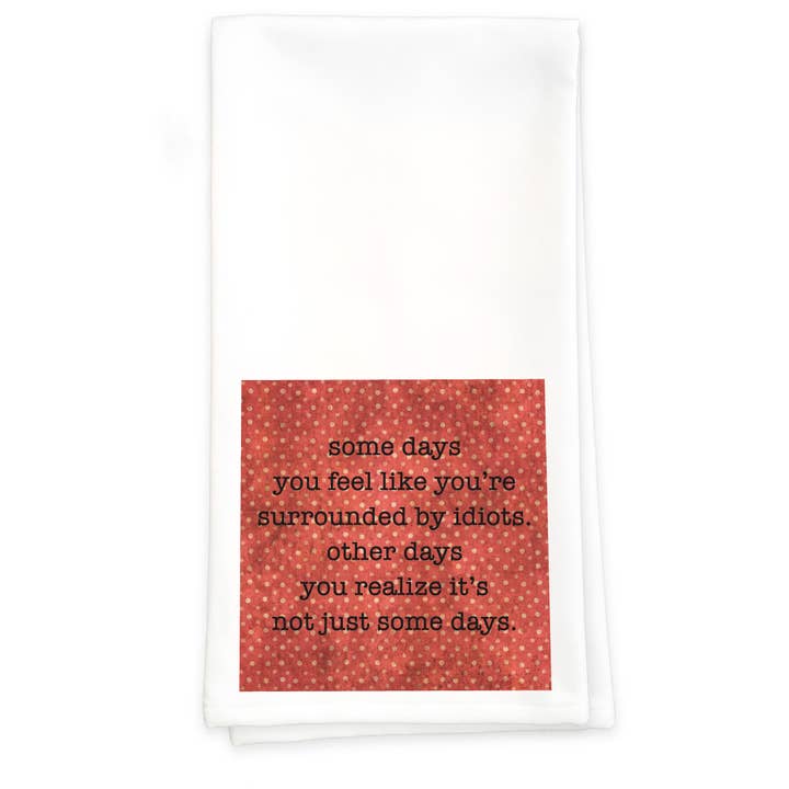 Paisley & Parsley - Wholesale Tea Towel - Idiots - Towel