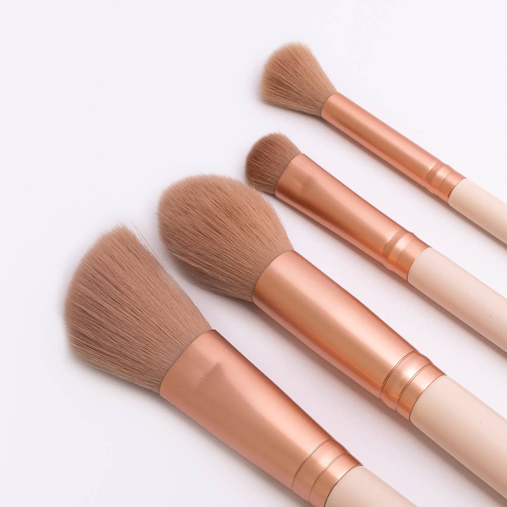 MIA COSMETICS SRL – Großhandel Make-up-Pinsel-Set – Starter-Pinselset für Gesicht und Augen mit Kosmetiktasche3