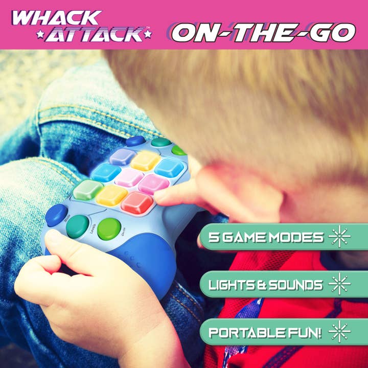 Thin Air Brands - Wholesale Brain Game - Kids - Whack Attack On the Go! Handheld Game4