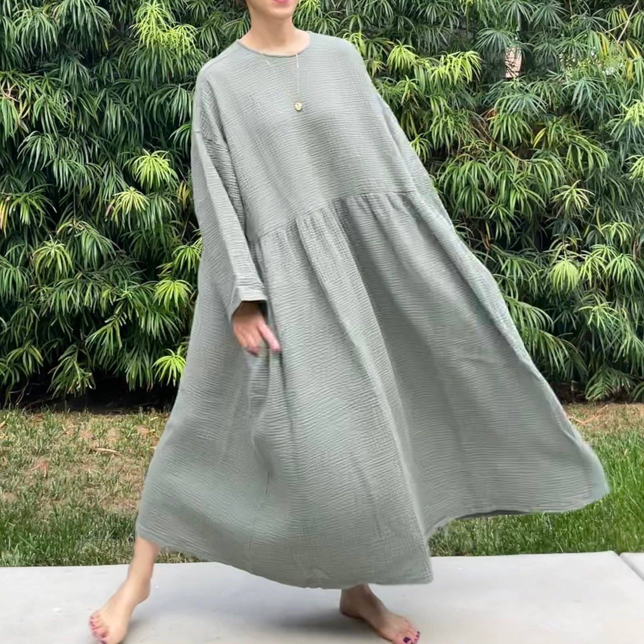 Picnic Dress Sage for wholesale on Faire3