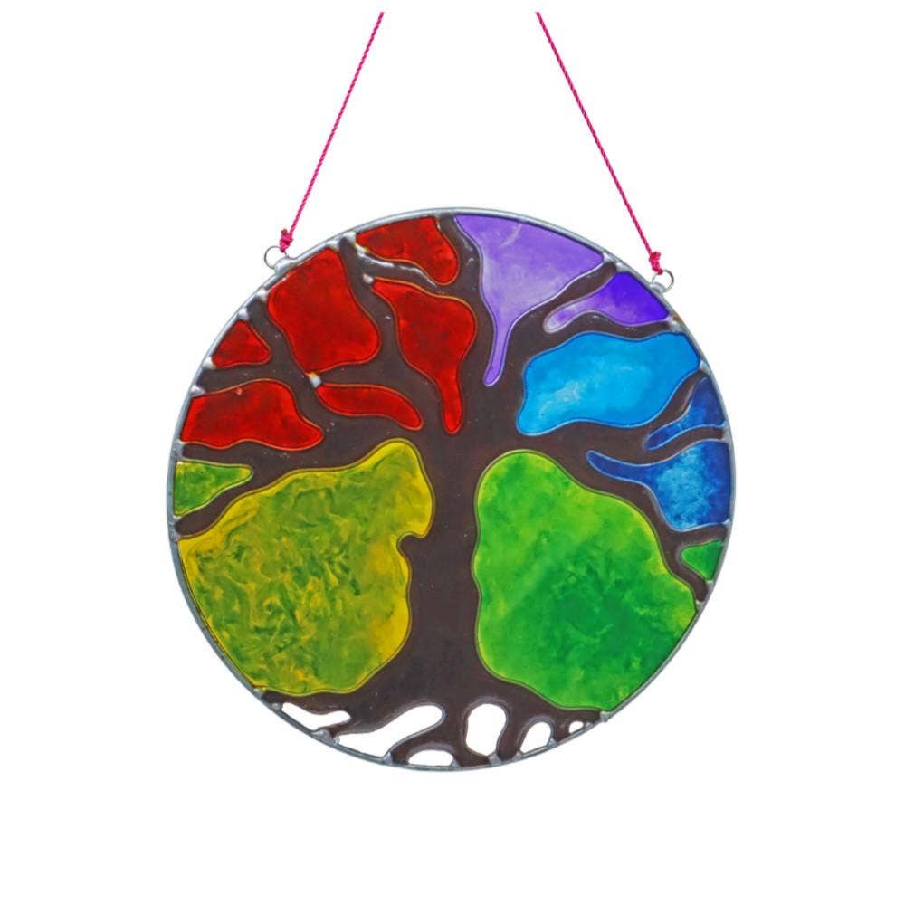 Shared Earth - Wholesale Suncatcher - Suncatcher Tree of Life 15x25cm0