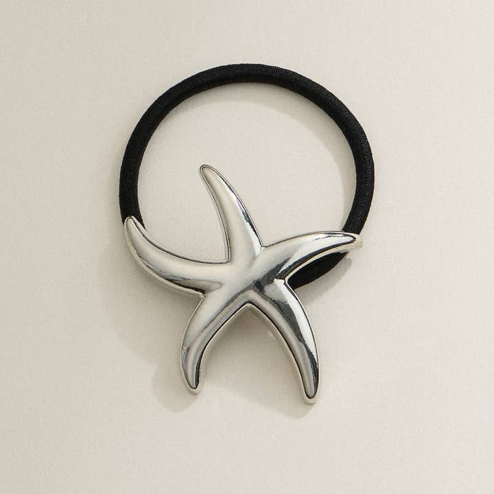 Lilla Haven - Wholesale Hair Tie - Metallic Starfish Hair Tie