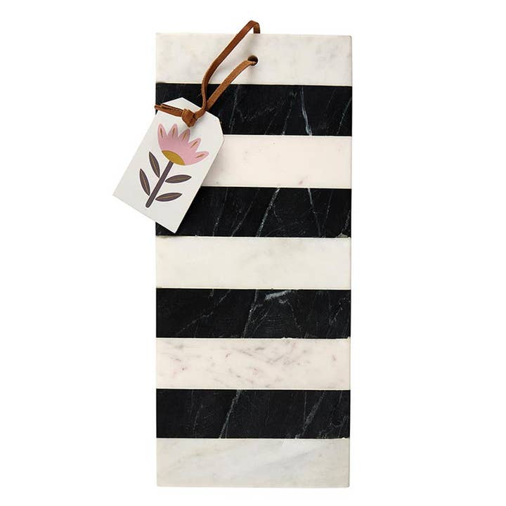 Black Stripe Marble Board for wholesale by Santa Barbara Design Studio by Creative Brands