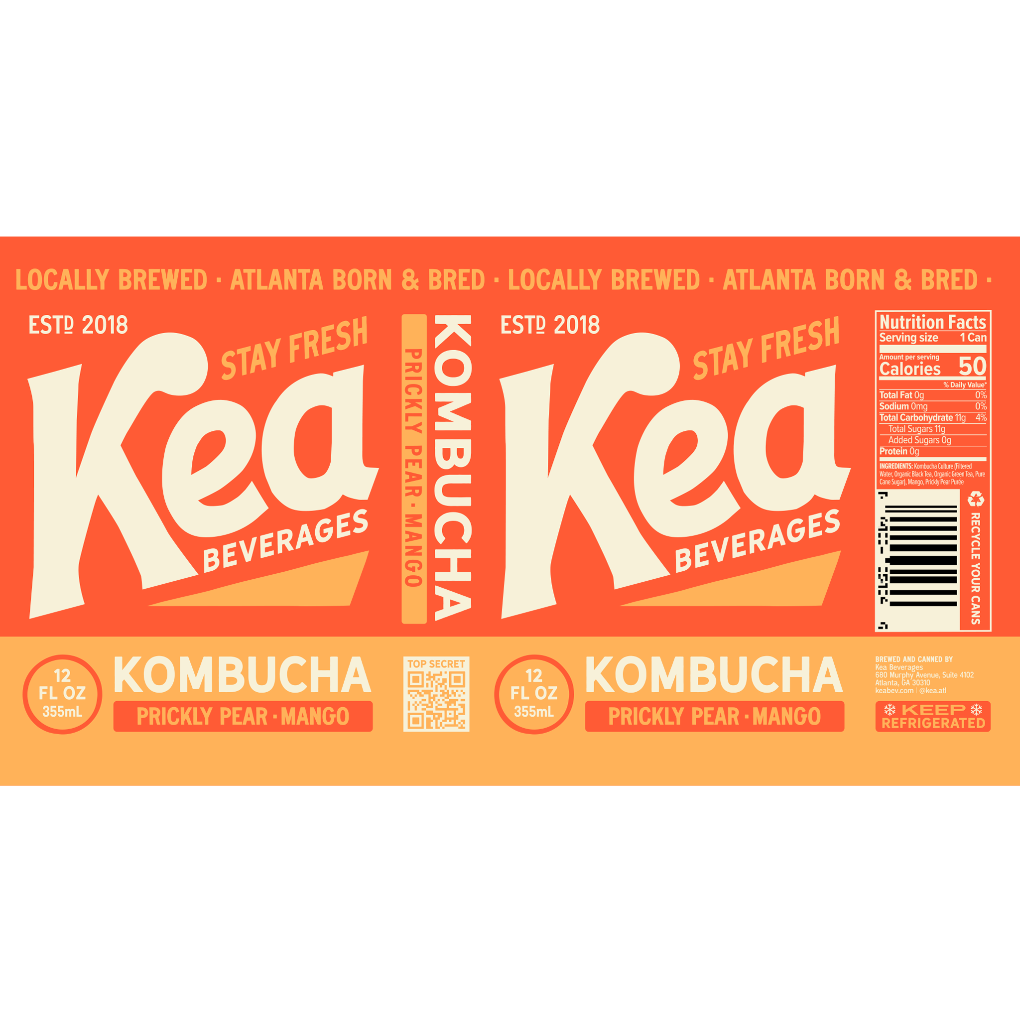 Kea Beverages - Wholesale Kombucha - Prickly Pear & Mango Kombucha6