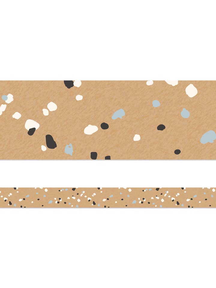 Bordures droites en papier kraft moucheté We Belong pour la vente par Carson Dellosa Education