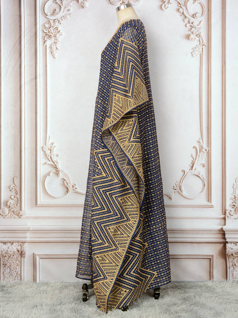 Blue 2025 NEW Dubai Abaya Dress Embroidered Elegance for wholesale on Faire20