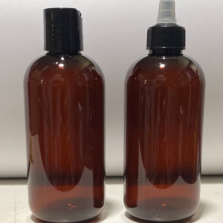 Herbal Love Creations- Luxury Bath and Body - Wholesale Bath/Body Oil - 8 oz Unlabeled Body Oil (clear bottle) - Resell As Your Own