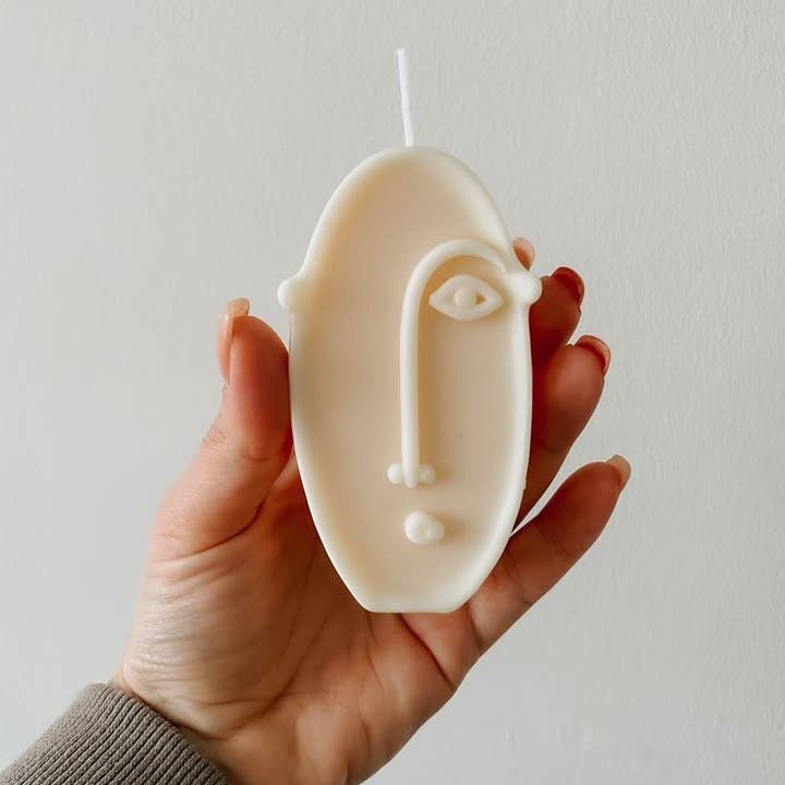 youngpee – Engroshandel Gavelys – Abstrakte ansigter Picasso hovedlys, hjemmeduft dekoration3