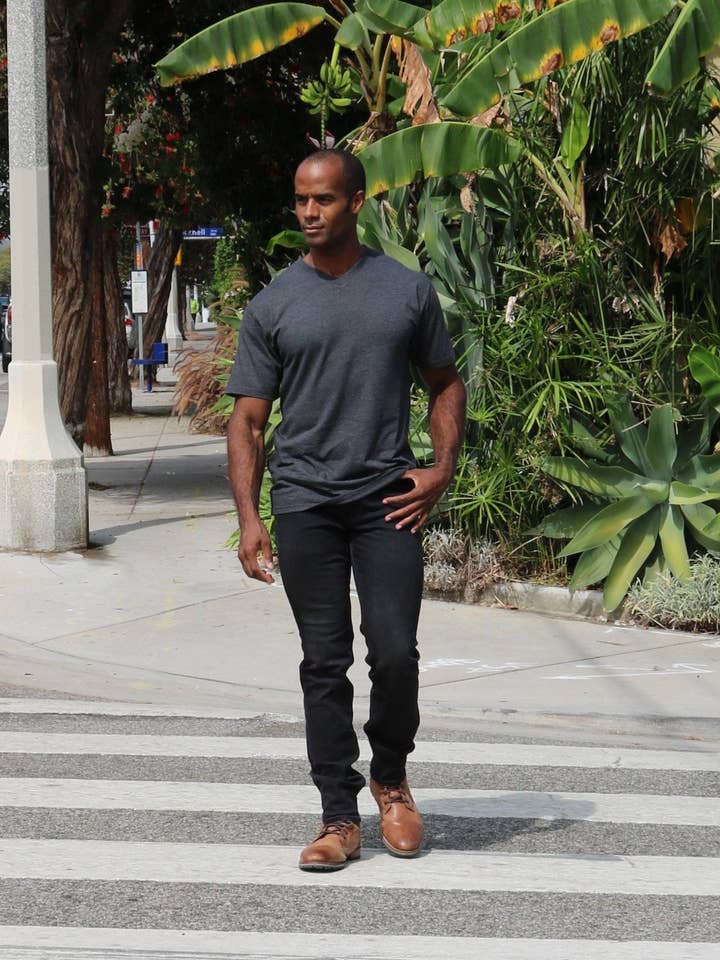 Spun Bamboo - Wholesale T-Shirt - Men's - Men's Bamboo Viscose V-Neck T-Shirt