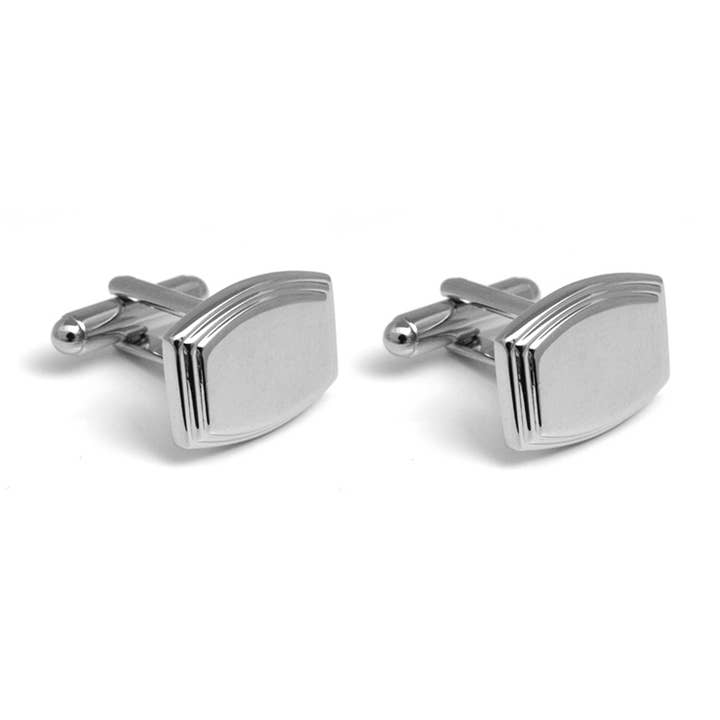 Stepped Rectangular Cufflinks for wholesale by Cufflinks Depot