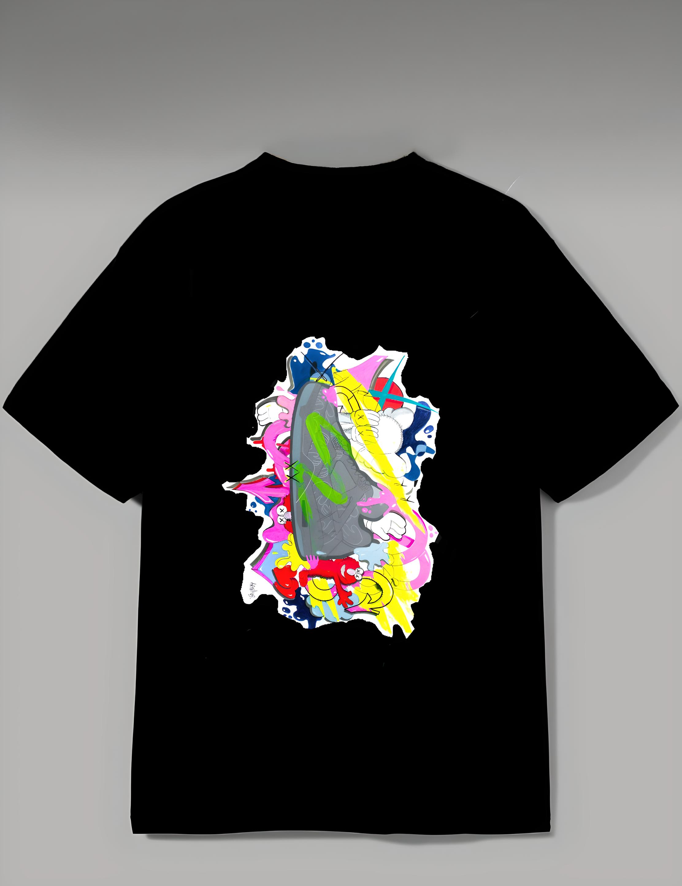 Artwhos - Wholesale Screen Printed T-Shirt - Unisex - JORDAN 3 KAWS1
