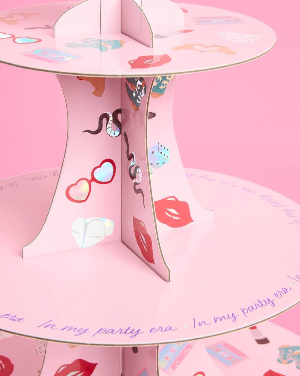 xo, Fetti - Wholesale Cake/Cupcake Topper - Party Era Cupcake Tower - 3 tiered display, dessert stand5