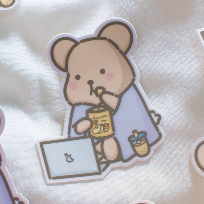 Kdrama Fan Taro Sticker for wholesale by Wonki Studios