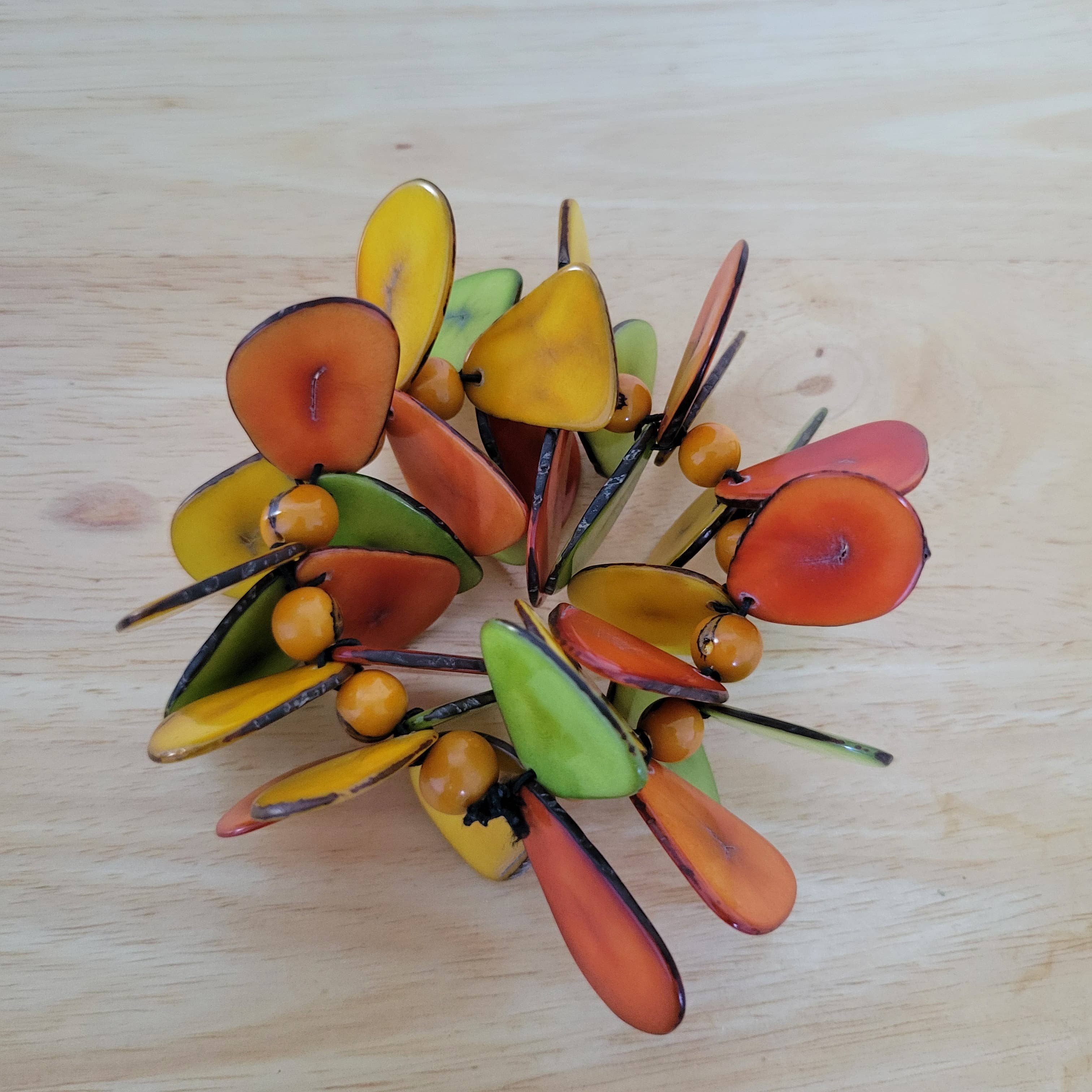 Organic jewelry by Allie – Großhandel Perlenarmband – Oahu Lei-Stil Tagua-Armband Insel-Strand-Schmuck17