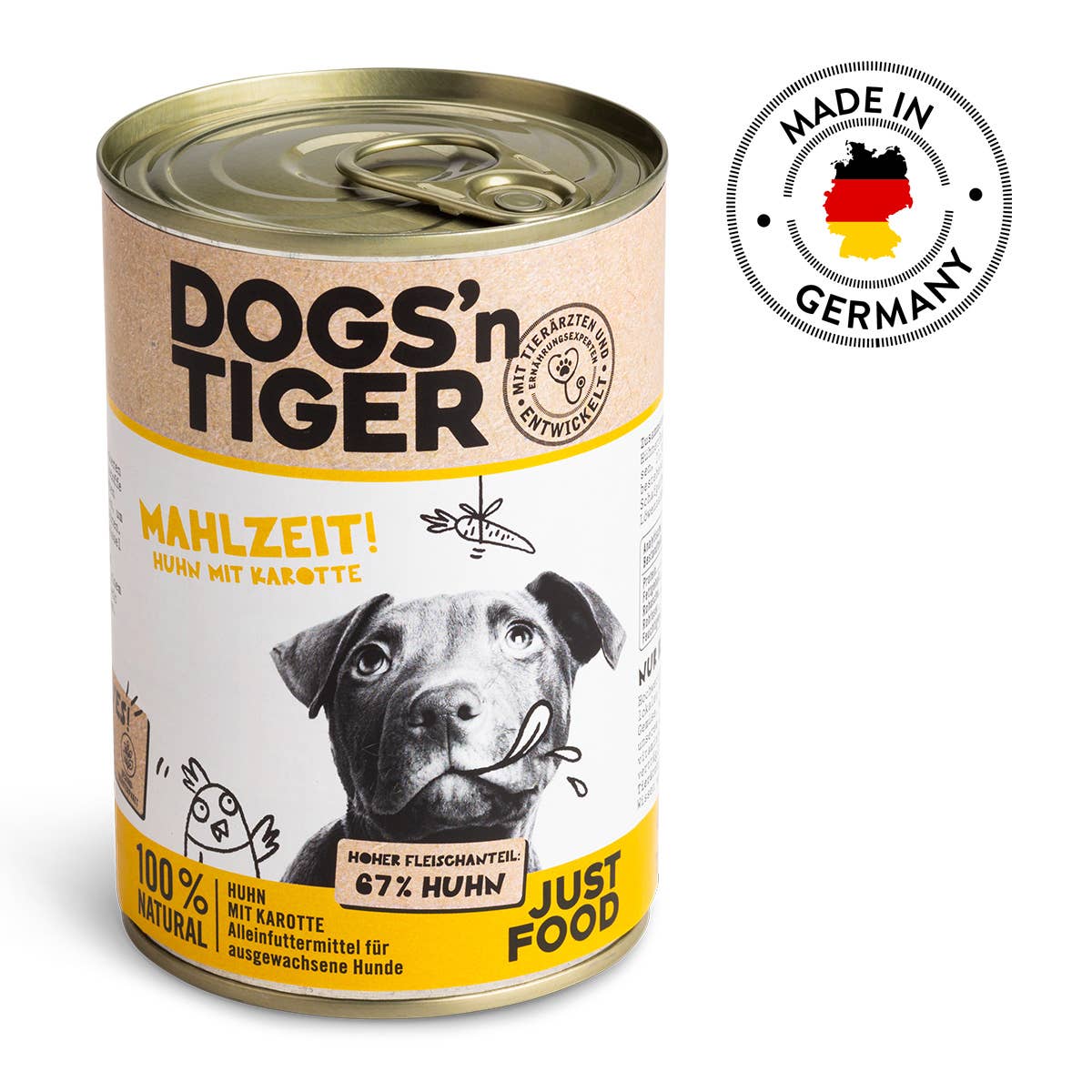 Dogs’n Tiger - Wholesale Pet Food - Dog - Dogs'n Tiger Adult Dog Food Meal Chicken & Carrot1