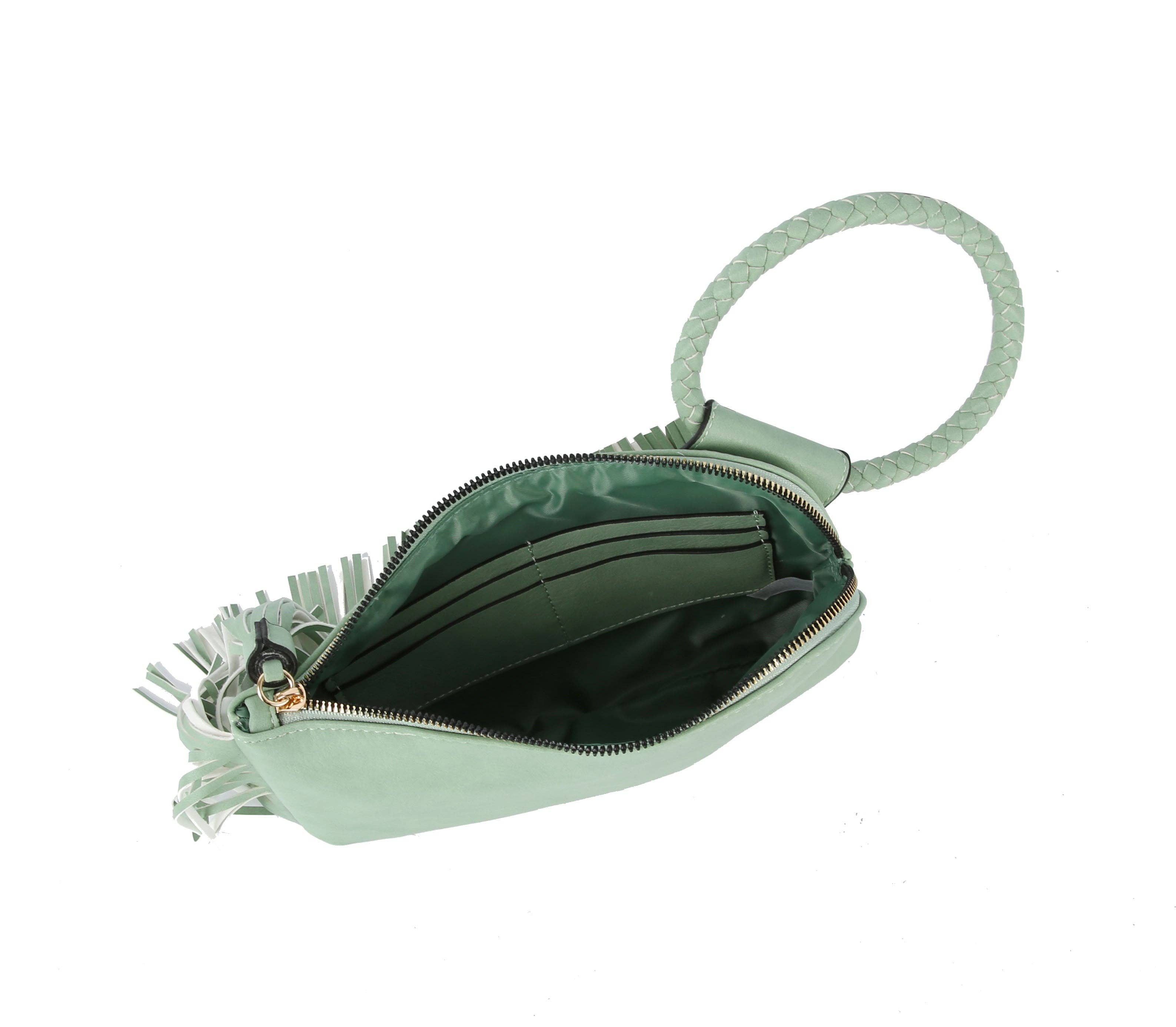 Handbag Express – Bolsa - Mulher por atacado – Carteira de Pulso com Franjas e Acentos6