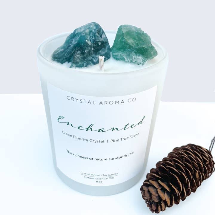 Vela encantada - perfume de pinheiro por atacado de Crystal Aroma Co