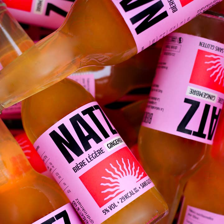 NATZ - Bière légère et solaire - Wholesale Non-Alcoholic Beer - NATZ - Ginger Light Beer (5% vol)1