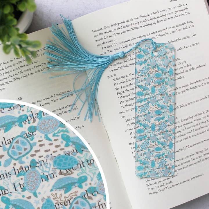 Pearl's Custom Creations - Wholesale Bookmark - Turtle Bookmark