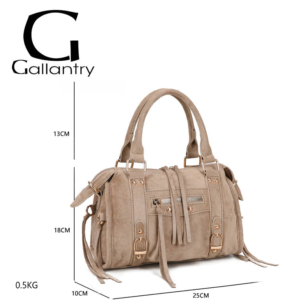 Gallantry - Venta al por mayor Bolso con correa - Mujer - Skyla Pequeño Ante Dorado21