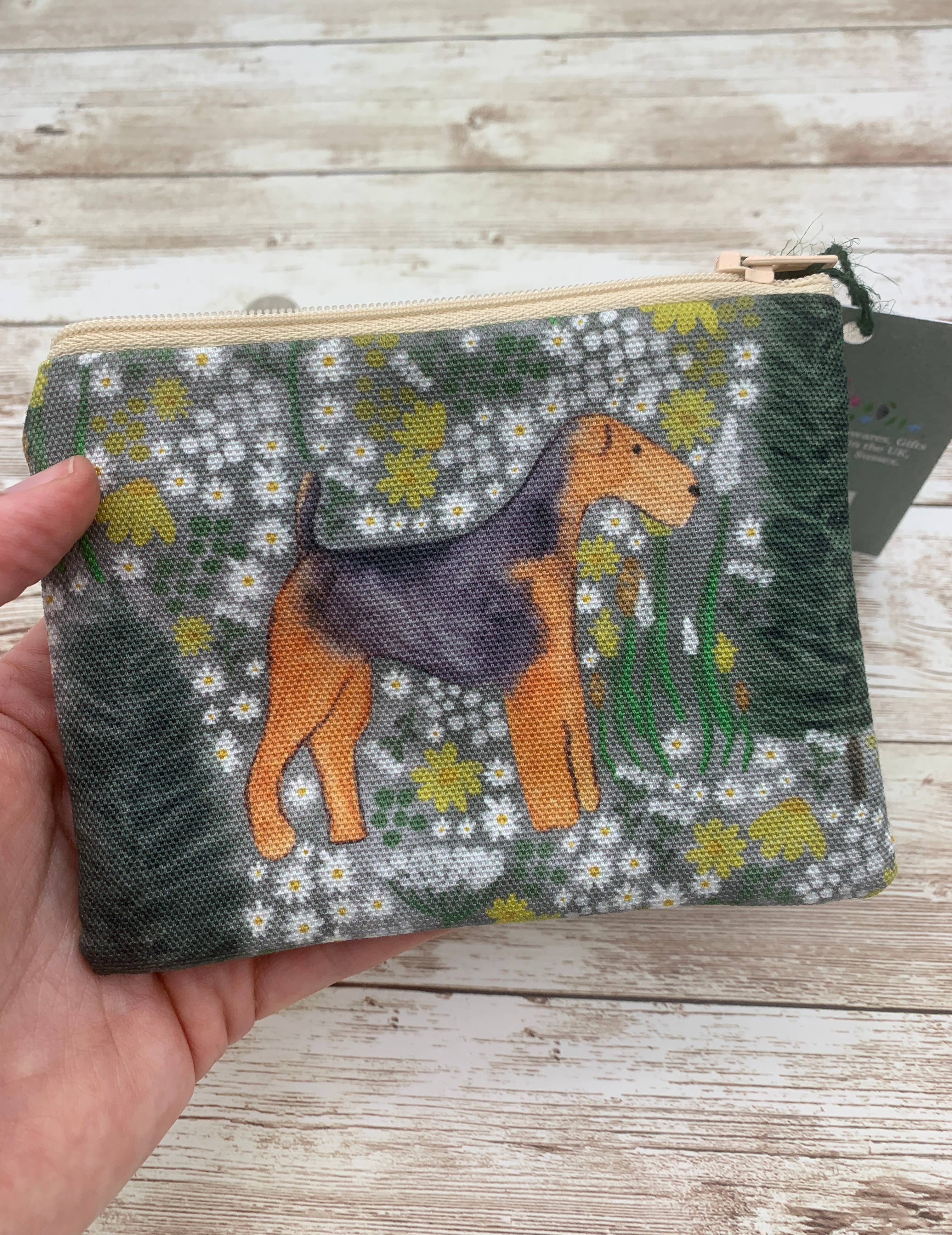 Samantha Hall Designs – wholesale Coin purse – Women’s – Airedale Terrier Coin Purse3