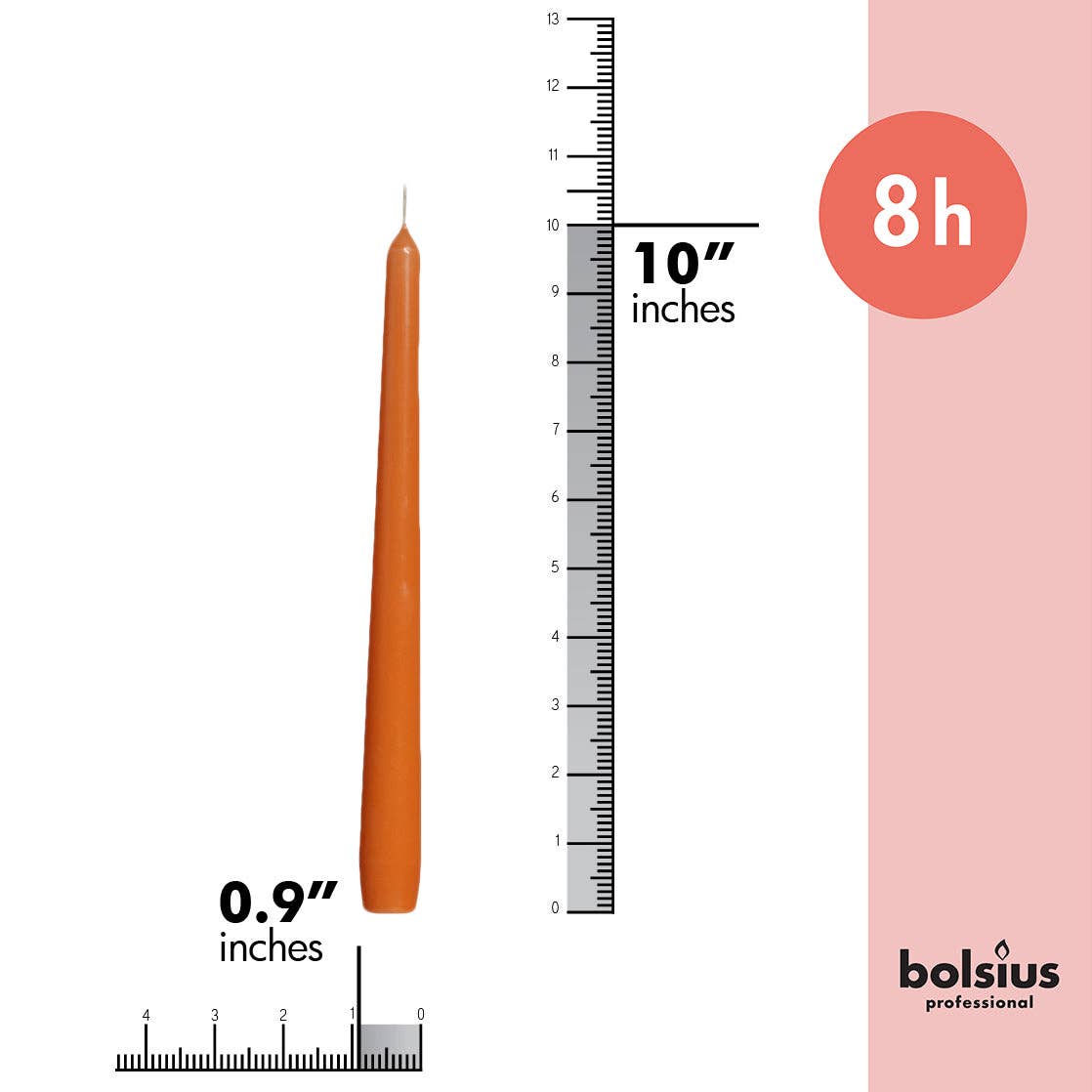BOLSIUS - Wholesale Taps toelopende kaars/kandelaar - BOLSIUS hoge kegelkaarsen van 25 cm, set van 4 – decoratief, gekleurd, geurloos31