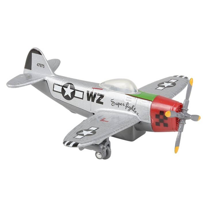 La Luna Bella - Toys - Vente Voiture/camion miniature – enfant - Jouets de voiture VINTAGE PLANE LLB, 5 po, MOULÉS SOUS PRESSION4