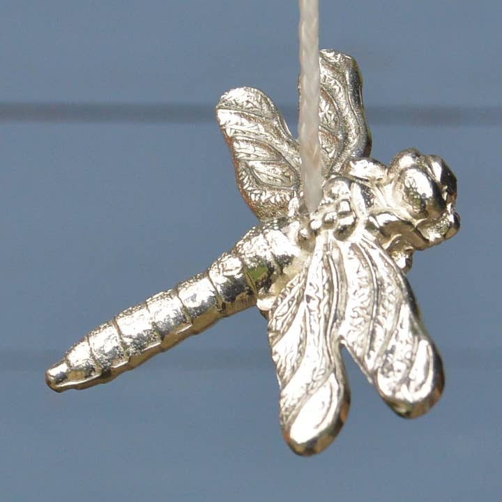 Dragonfly Pewter Light Pull Hand Cast by William Sturt for wholesale by William Sturt Fine Pewter