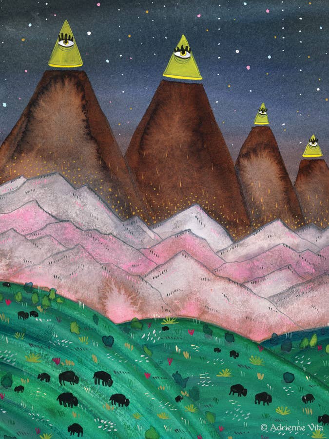 Abundance giclée print for wholesale by Adrienne Vita art