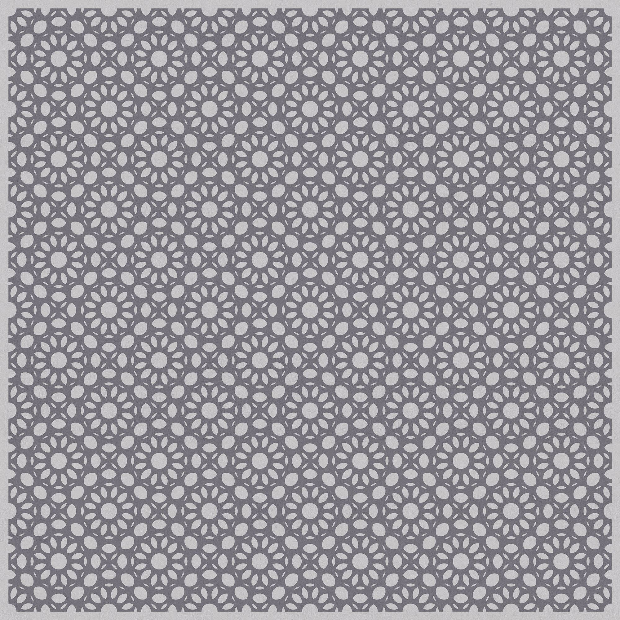 SBC Decor - Wholesale Vloerkleed - Dahlia Grey geometrische vinyl vloerbedekking voor binnen/buiten6