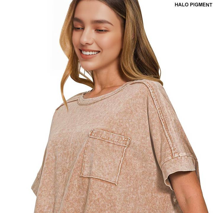 `.Washed Exposed Seam Oversized Tee and other Purchase Wholesale oversize tshirt. Free Returns & Net 60 Terms on Faire trending on Faire.