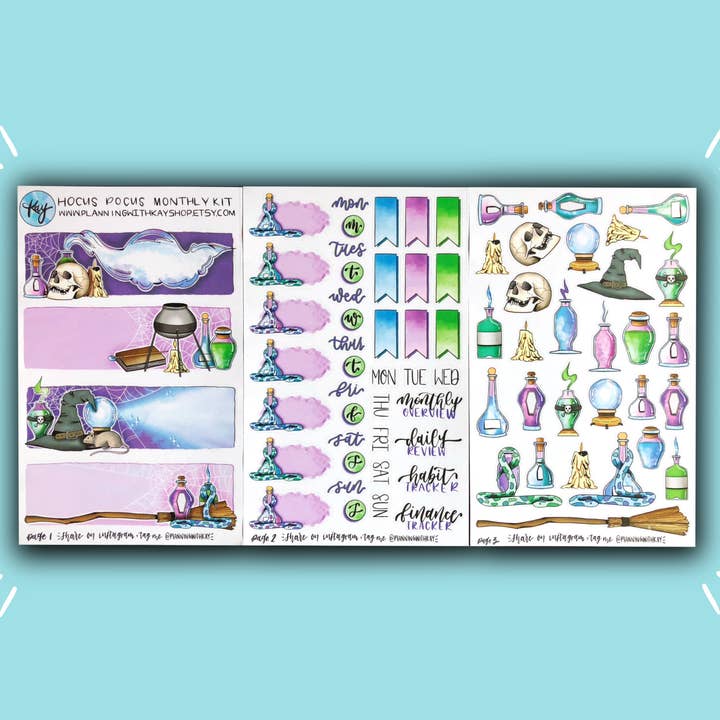 Hocus Pocus Monthly Kit for wholesale by Planning With Kay