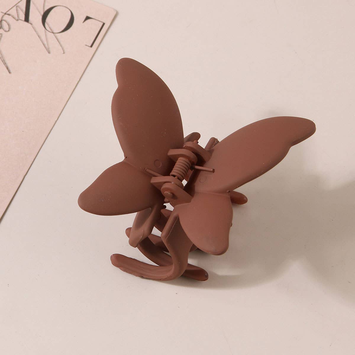 ACCITY - Wholesale Hair Clip - Women's - Matte Butterfly Hair Claw Clip – Strong & Stylish_CWAHA008726