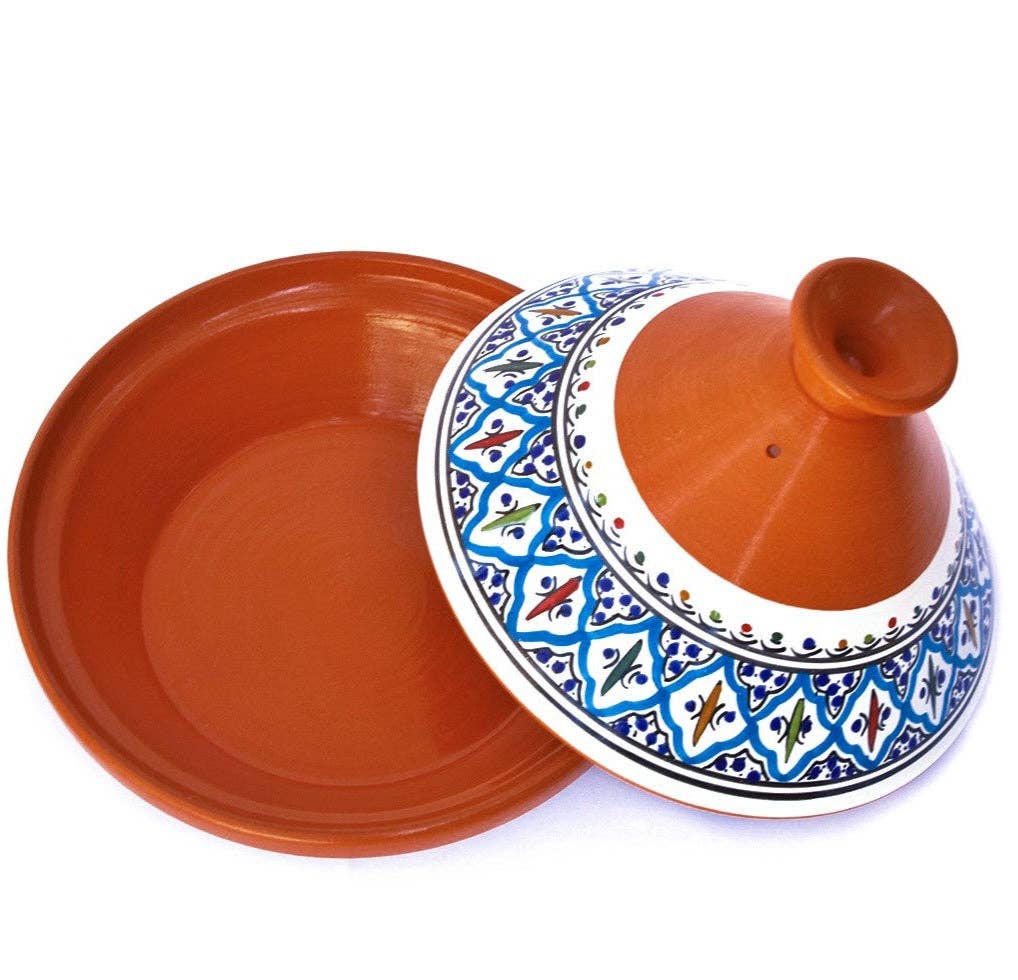 Kamsah - Wholesale Cooking Pot - Bohemian Supreme Turquoise Medium Tagine Pot1