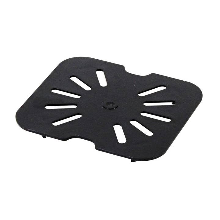 KT Supply - Wholesale Kitchen Tool/Gadget - Sixth Size Polycarbonate Drain Shelves, Black, 10/PK