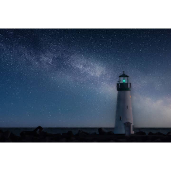 Lighthouse, Canvas Wall Art, Santa Cruz Ca Scenic Landscape for wholesale by Richard Miles Photos