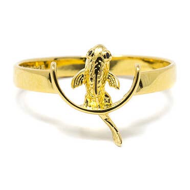 Anneau de poisson Neshama pour la vente par Nasi Silver