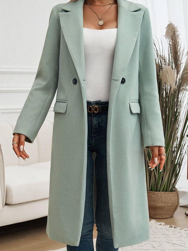 Vest met watervalhals en open voorkant voor wholesale door Aria Romance