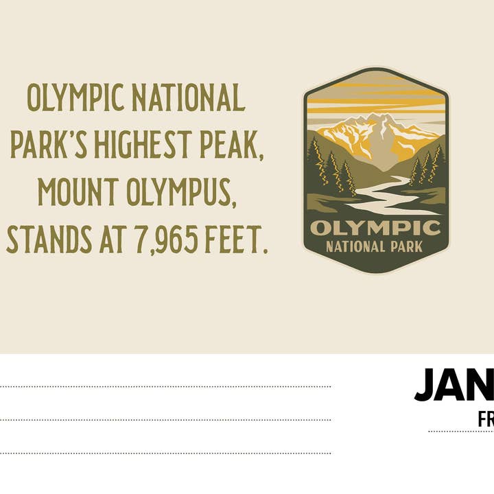 Willow Creek Press & Gifts - Wholesale Calendar - National Park Trivia 2025 Box Calendar