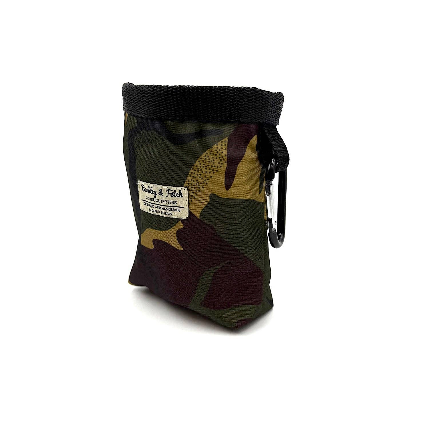 Barkley and Fetch - Vente Sac à friandises – chien - Sac à friandises kaki Camo1